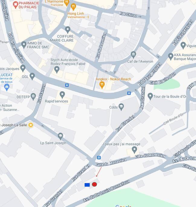 Appartement T2 Centre Rodez La Lutz Dış mekan fotoğraf